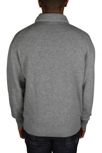 Off-white Turtleneck Sweater In Gray