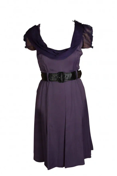 Prada Women Dress In Purple