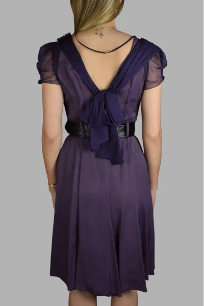 Prada Women Dress In Purple