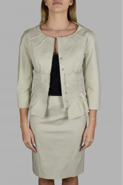 Prada Women Suit In Cream