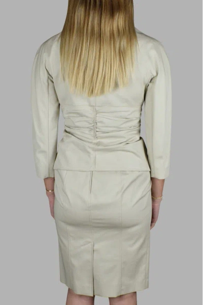 Prada Women Suit In Cream