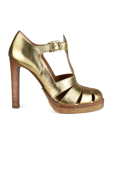 Polo Ralph Lauren Ralph Lauren Women Kayda Sandals In Gold
