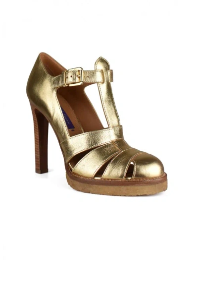 Polo Ralph Lauren Ralph Lauren Women Kayda Sandals In Gold