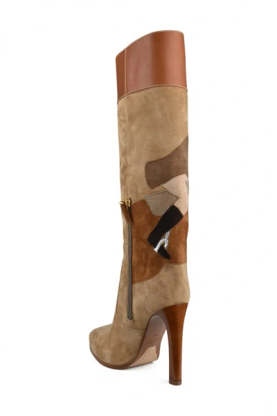 Polo Ralph Lauren Renise Boots In Cream
