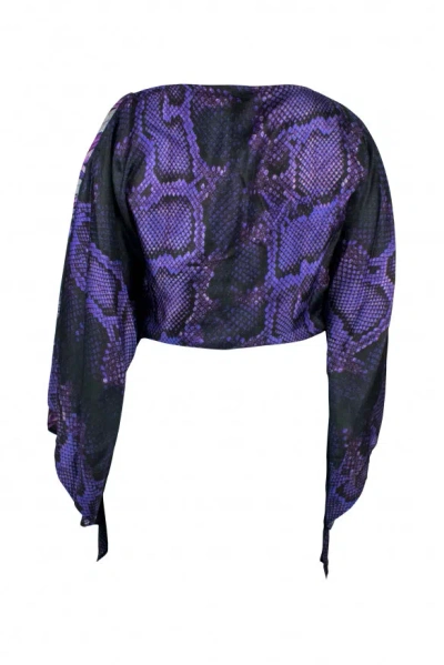 Roberto Cavalli Kaftan In Purple