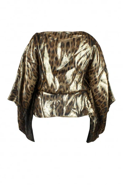 Roberto Cavalli Kaftan In Gold