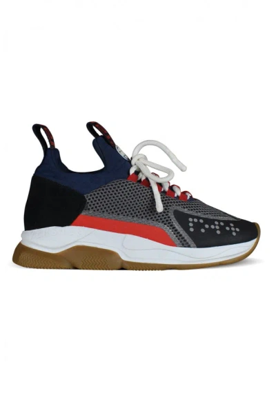 VERSACE VERSACE MEN CHAIN REACTION SNEAKERS 