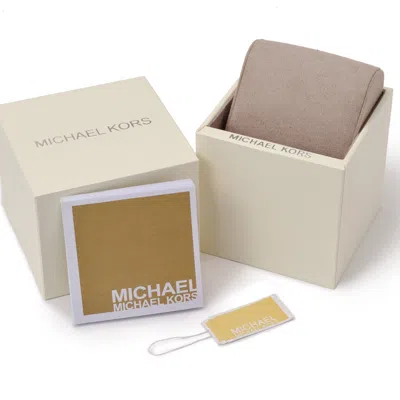 Michael Kors Women's Mk Chain Lock White Dial Watch