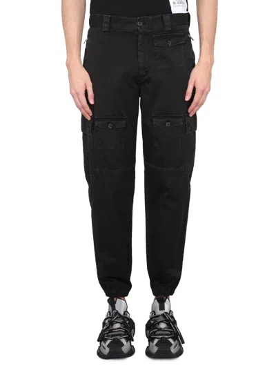 Shop Dolce & Gabbana Cargo Pants In Black