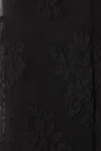 Dolce & Gabbana Lace Sheath Skirt Skirts In Black