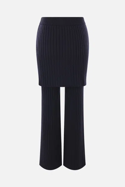 Shop Loewe Trousers In Blue