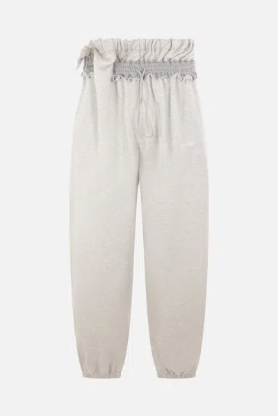 Shop Magliano Trousers In Light Grey