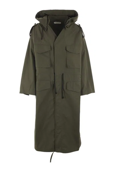 Namacheko Multiple Pockets Coat In Grass Green