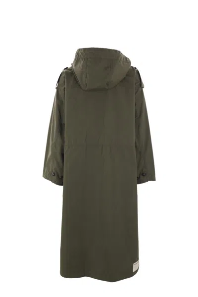 Namacheko Multiple Pockets Coat In Grass Green