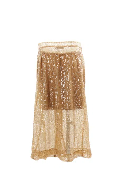 Shop Rabanne Skirts In Brown