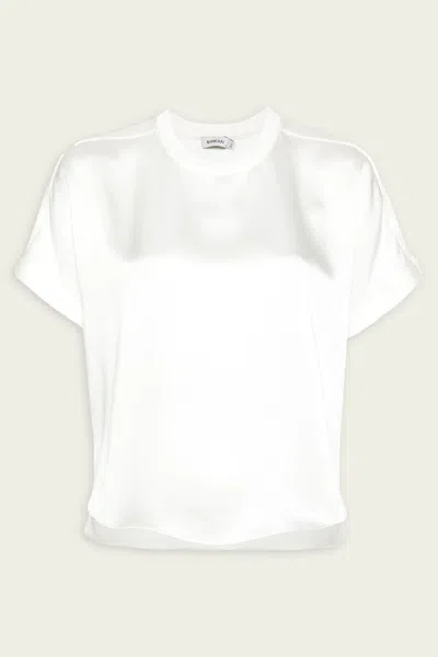 Simkhai Addy Knit Back T-shirt In White