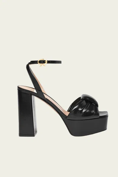 Gianvito Rossi Paradi Platform In Black Nero