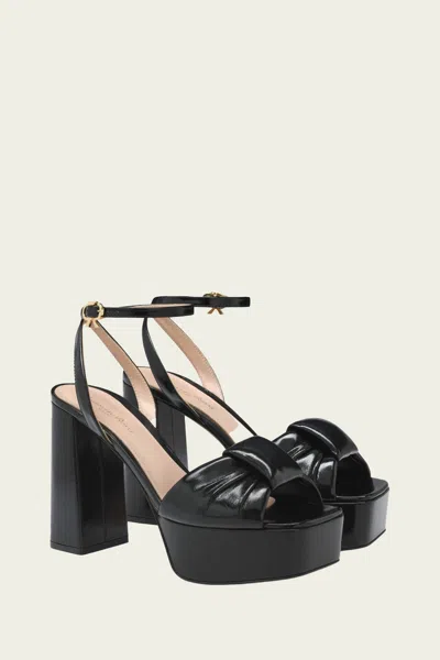 Gianvito Rossi Paradi Platform In Black Nero