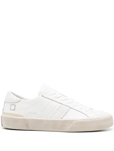 Date D.a.t.e. Hill Low Used Shoes In Wh White
