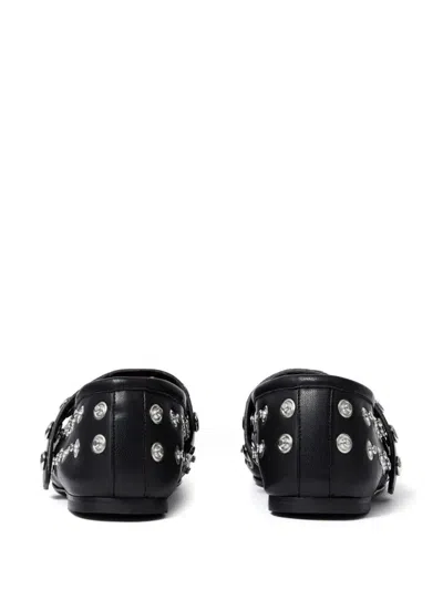 Stella Mccartney Ryder Vegan Embellished Mary Jane Ballerina Flats In Black