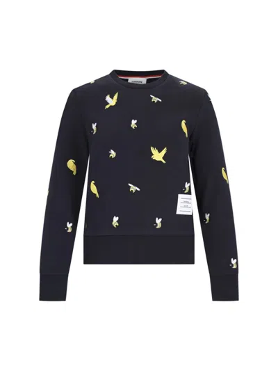 Shop Thom Browne Sweaters In Blue