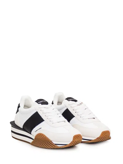 Shop Tom Ford Sneaker Jeames In White