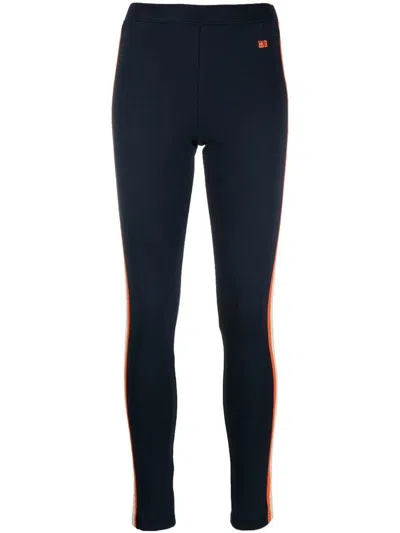Wales Bonner Jazz Leggings In 599 Navy