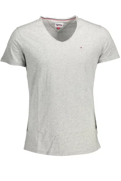 Tommy Hilfiger Gray Polyester Men T-shirt