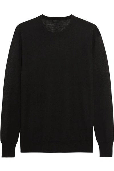 Joseph Cashmere Sweater In Black