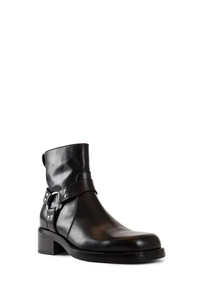 Mattia Capezzani Gaucho Leather Boots In Black