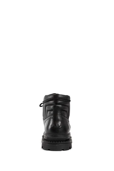 Mattia Capezzani Kurni Leather Boots In Black