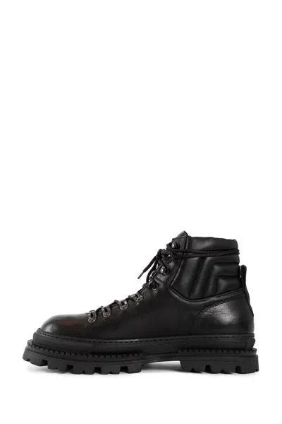 Mattia Capezzani Kurni Leather Boots In Black