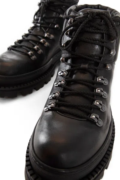 Mattia Capezzani Kurni Leather Boots In Black