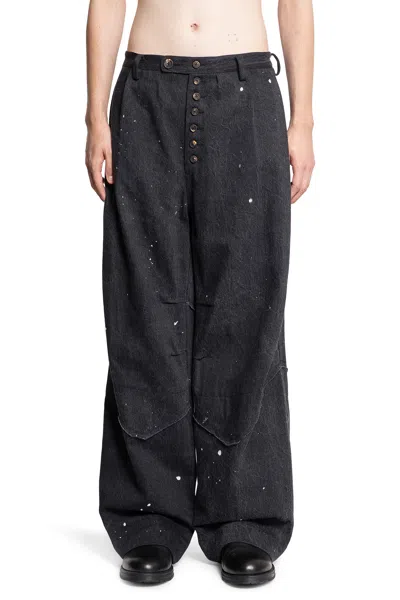 Ziggy Chen Man Black Trousers In Black