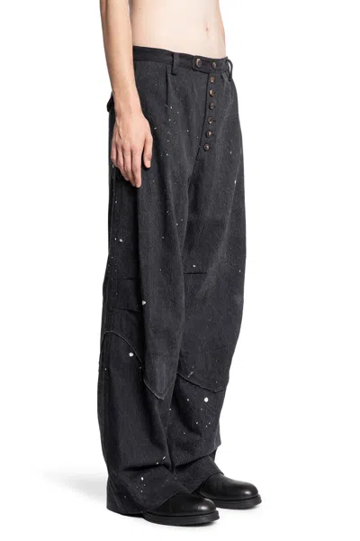 Ziggy Chen Man Black Trousers In Black