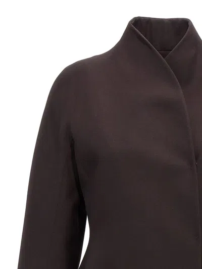 Fendi Women Blazer In Grain De Poudre In Purple