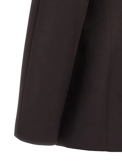 Fendi Women Blazer In Grain De Poudre In Purple