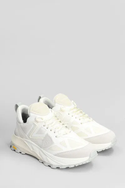 Philippe Model Rocx Low Sneakers In White Fabric In White
