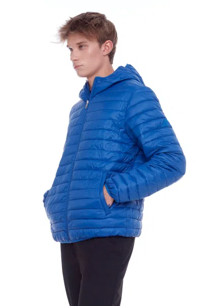 Alpine North Yoho Men's Men's Vegan Down (recycled) Lightweight Packable Puffer In Blue