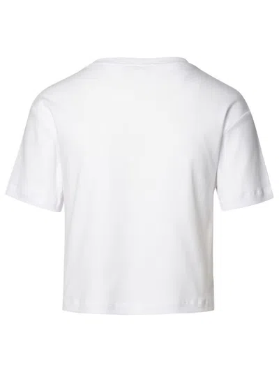 Blumarine T-shirt With Studs And Rhinestone Embroidery In White