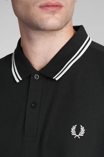 Comme Des Garçons Fred Perry Strong Will Polo Shirt In Green