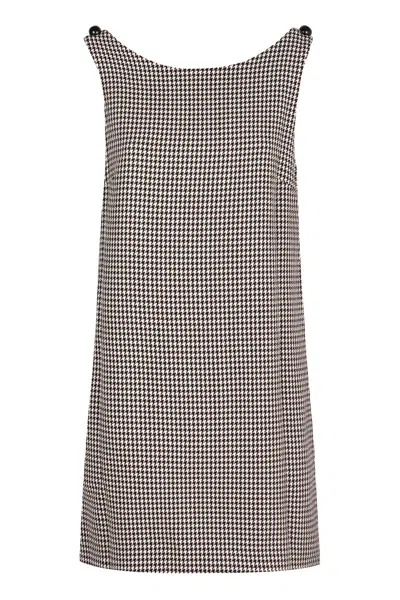 Dolce & Gabbana Virgin Wool Dress In Grey