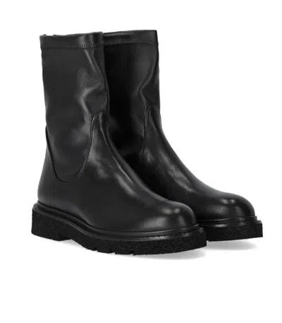 Guglielmo Rotta Zip-fastening Leather Boots In Black