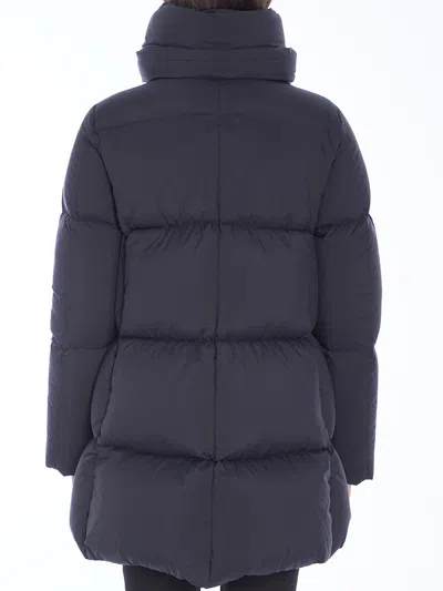 Herno Women Nylon Down Jacket In Black