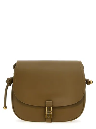 Pinko 'classic Saddle' Crossbody Bag In Green