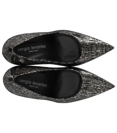 SERGIO LEVANTESI SERGIO LEVANTESI MUSA BLACK SILVER PUMP 