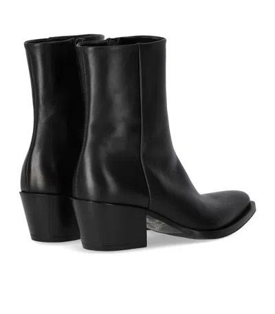 STRATEGIA STRATEGIA BLACK HEELED ANKLE BOOT 