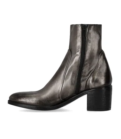 Strategia Grey Heeled Ankle Boot In Grey