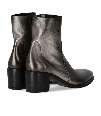 Strategia Grey Heeled Ankle Boot In Grey