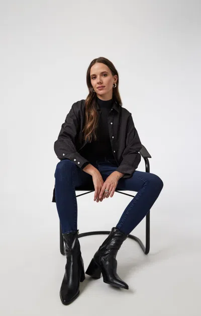 Mavi Tess Skinny In Dark Blue Supersoft In Dark Blue